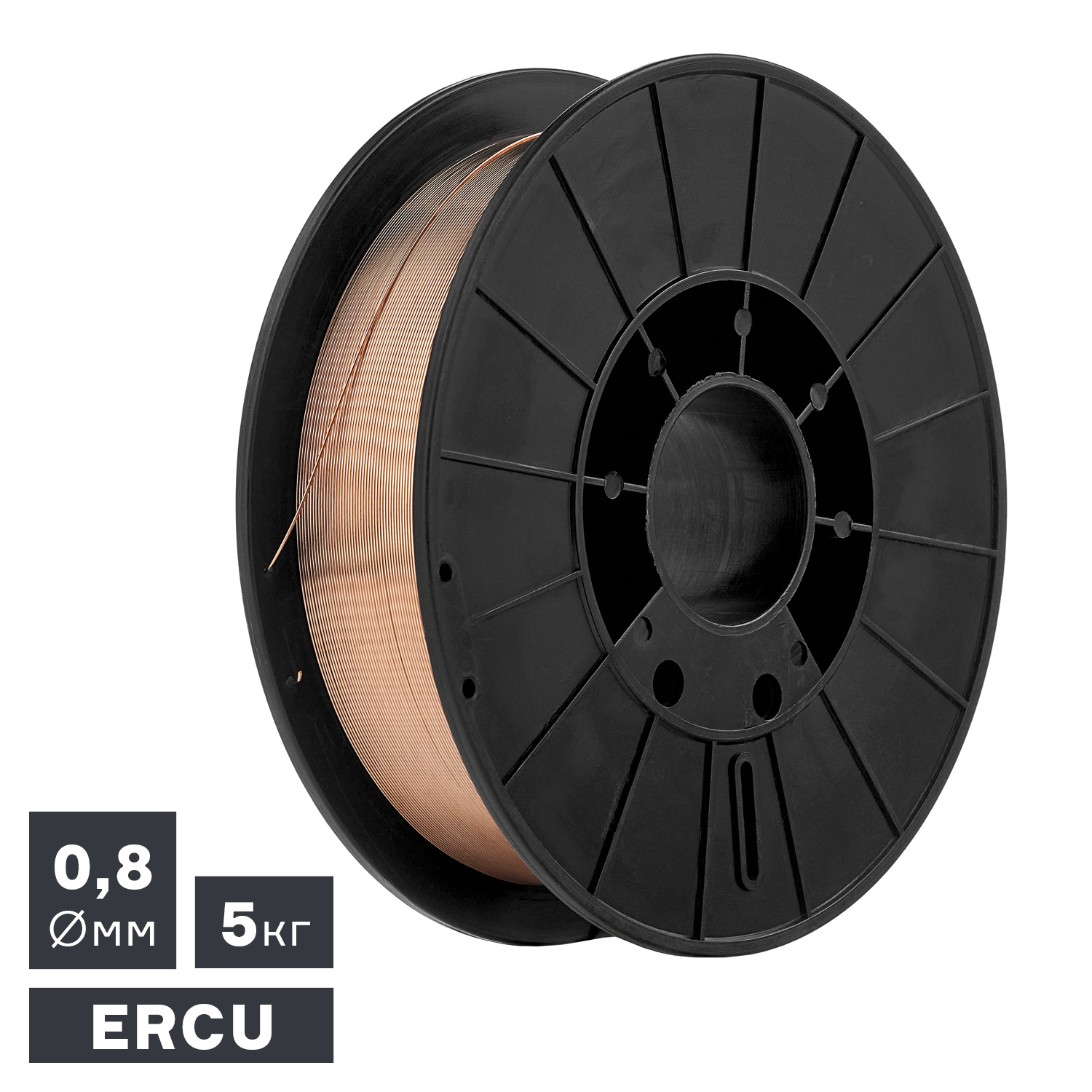 Проволока сварочная MIG для сварки меди (ERCU), Ø 0,8 мм, 5 кг